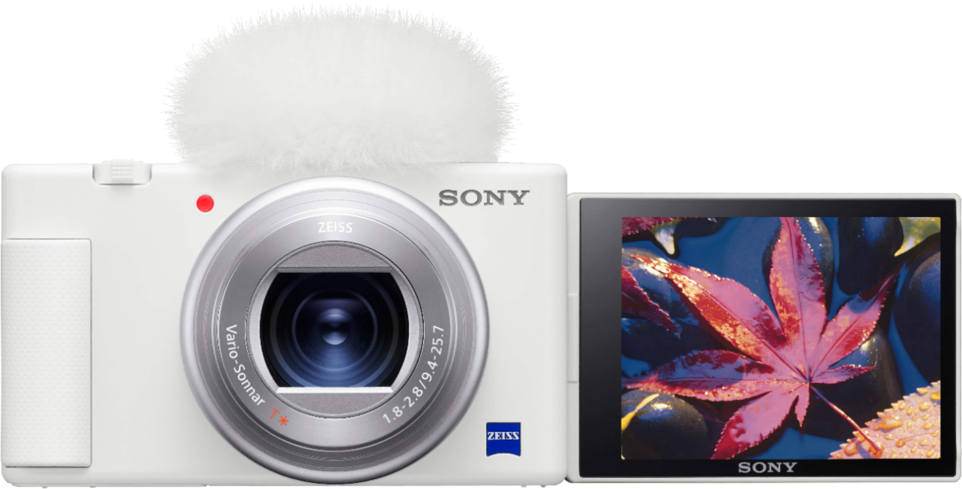 Sony - ZV-1 20.1-Megapixel Digital Camera for Content Creators and Vloggers - White product image