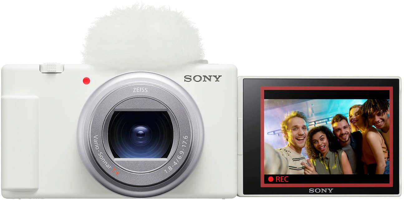 Sony - ZV-1 II 20.1-Megapixel Digital Camera for Content Creators and Vloggers - White product image