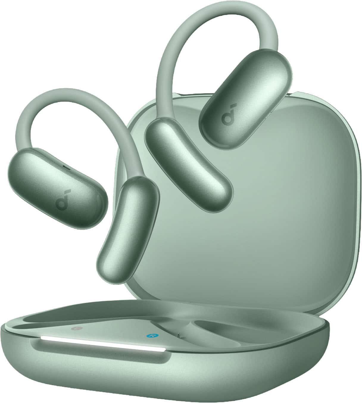 Soundcore - by Anker AeroFit 2 A.I. Assistant Open-Ear Bluetooth Headphones with Real-Time Translation and Adjustable Ear Ho…