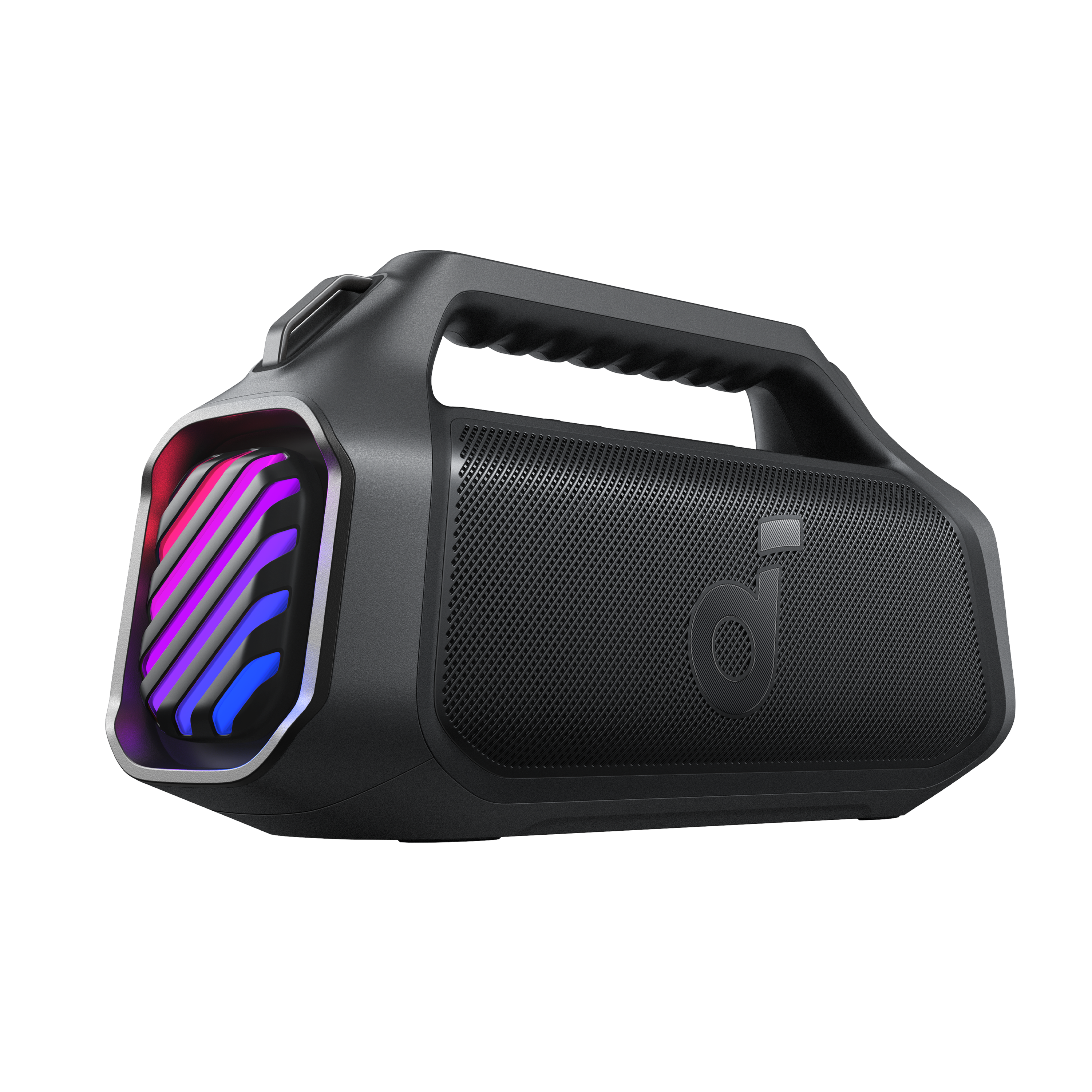 Soundcore - by Anker Boom 2 Plus IPX7 Waterproof 140W Bluetooth Speaker with Subwoofers, BassUp 2.0, Custom Lighting, & Powe…