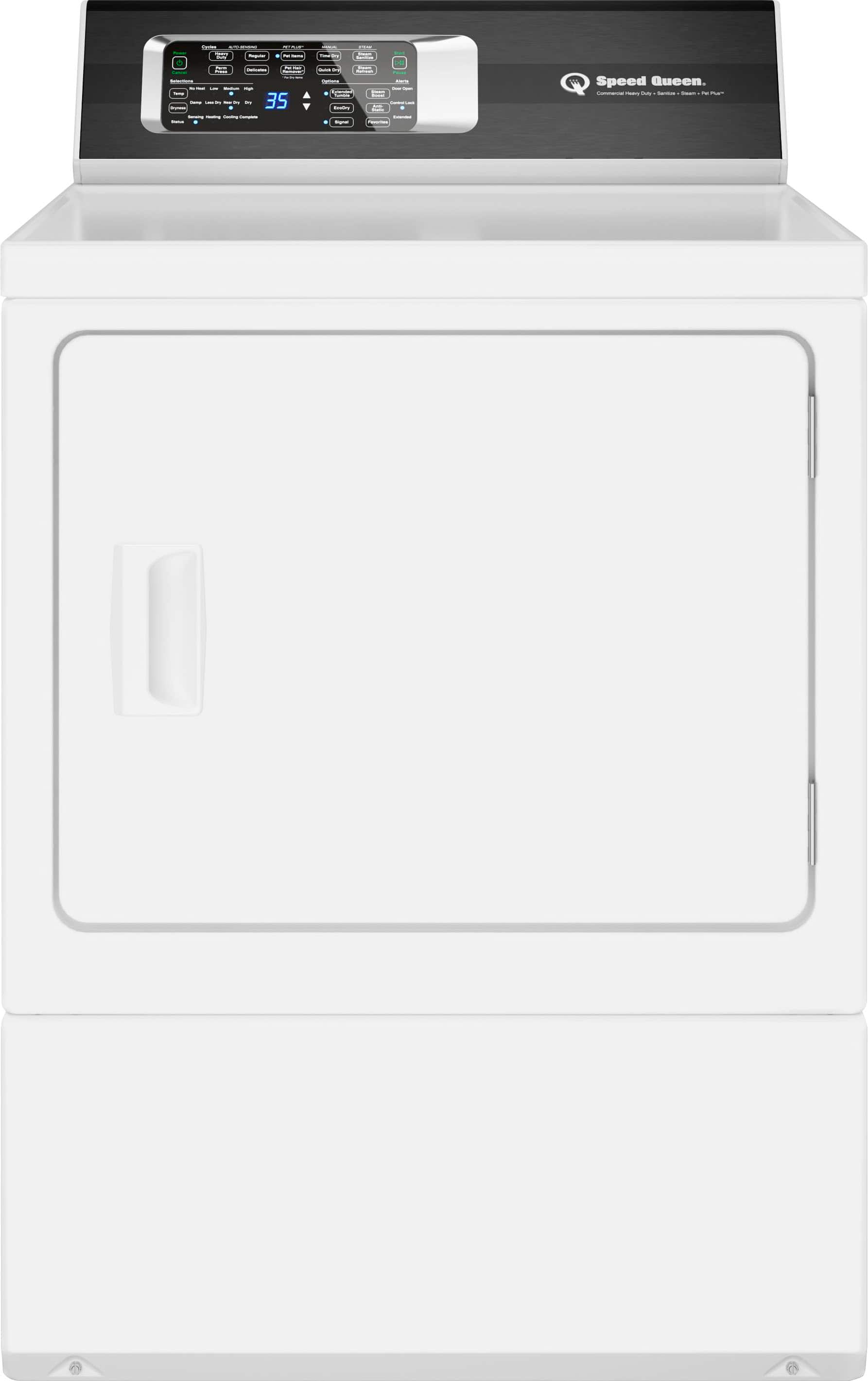 Speed Queen - DR7 Pet Friendly Sanitizing Gas Dryer - White product image