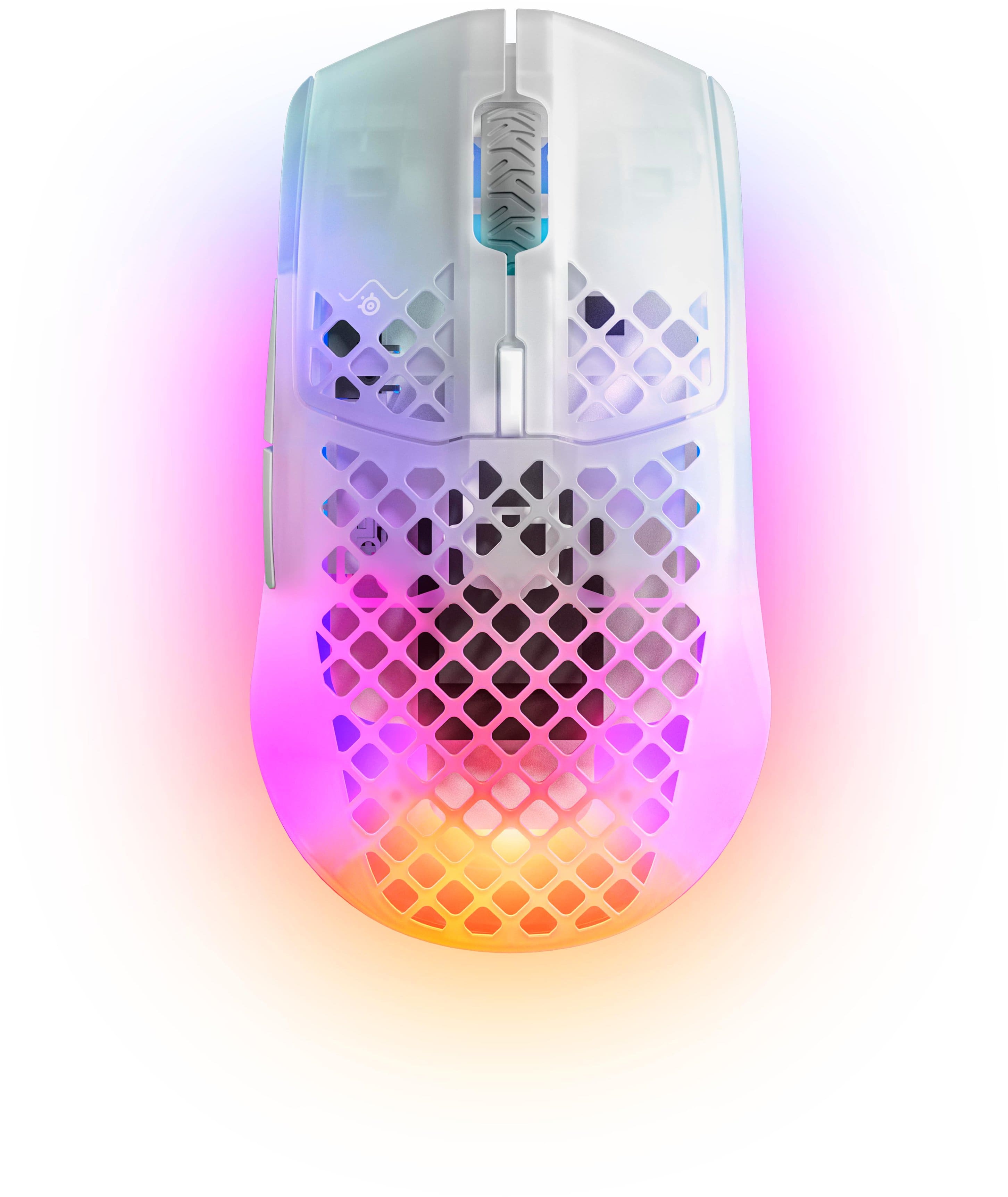 SteelSeries - Aerox 3 Super Light Honeycomb Wireless RGB Optical Gaming Mouse - Wireless - Ghost Edition product image