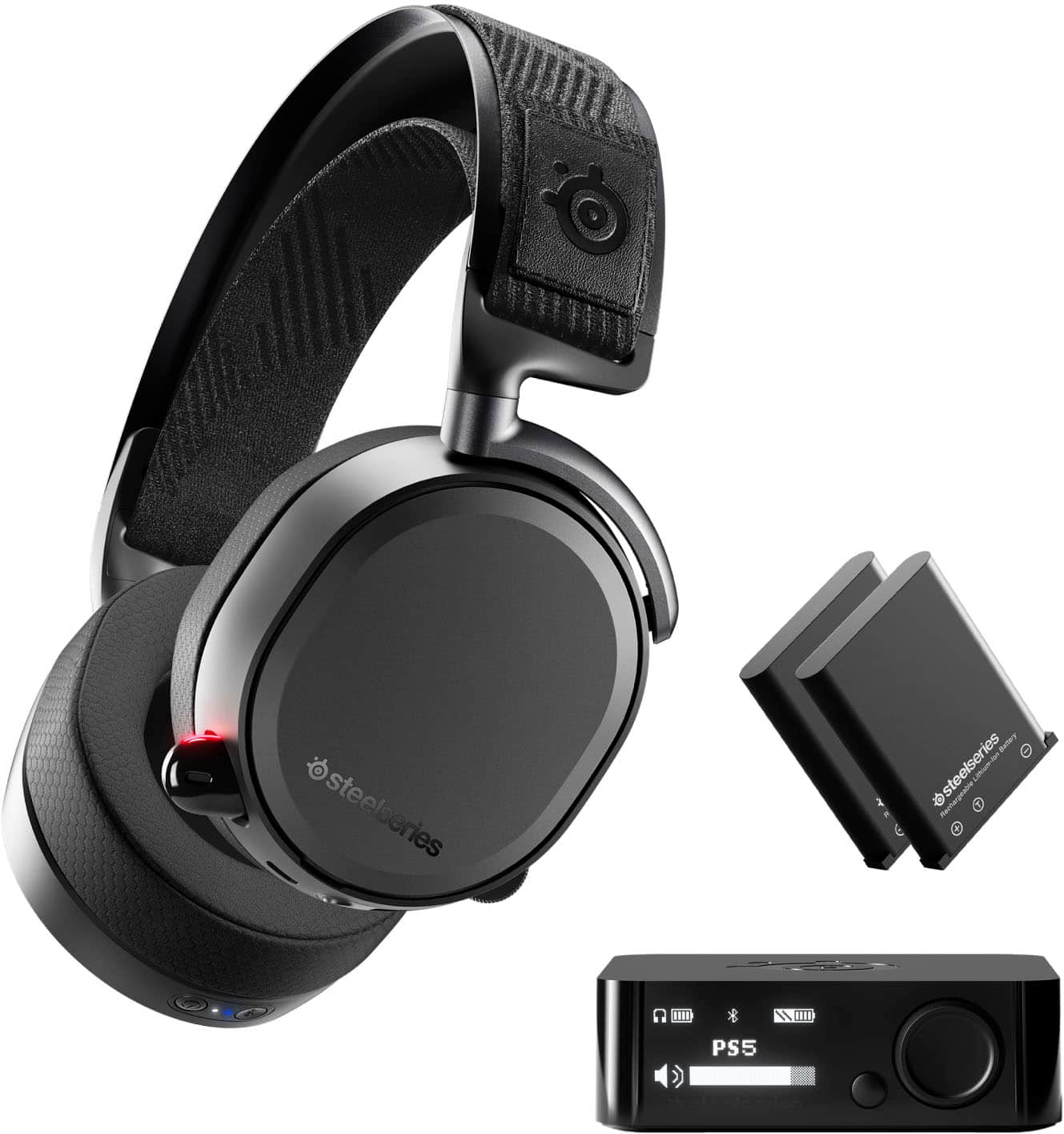 SteelSeries - Arctis Pro Wireless DTS Headphone:X v2.0 Surround Sound Gaming Headset for PS4 and PC - Black product image