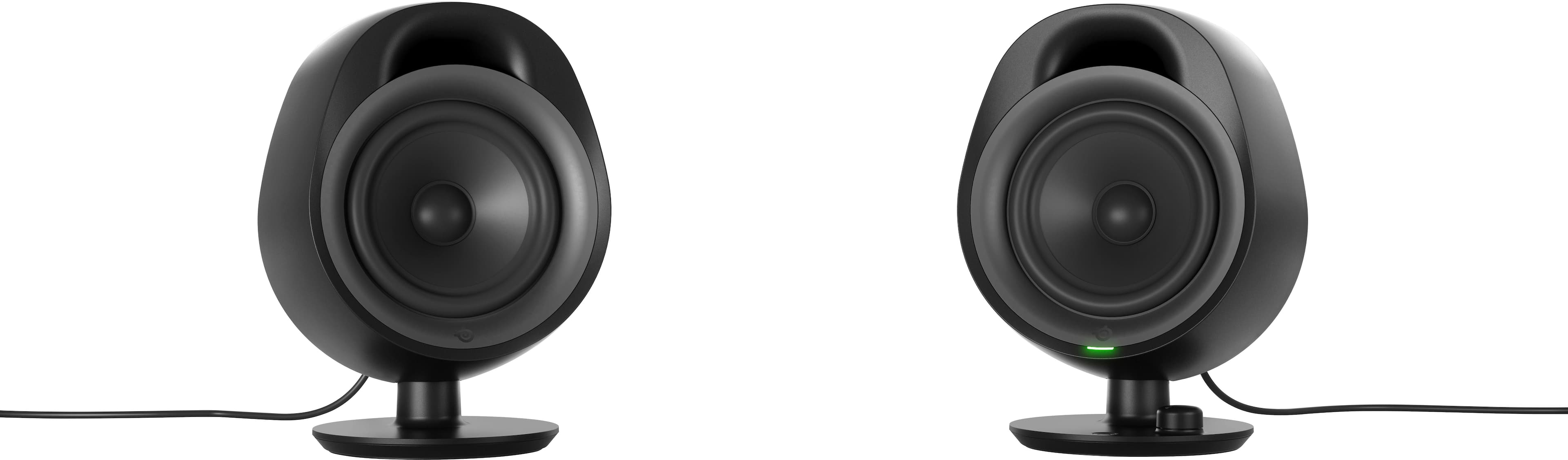 SteelSeries - Arena 3 Bluetooth Gaming Speakers with Polished 4" Drivers (2-Piece) - Black product image