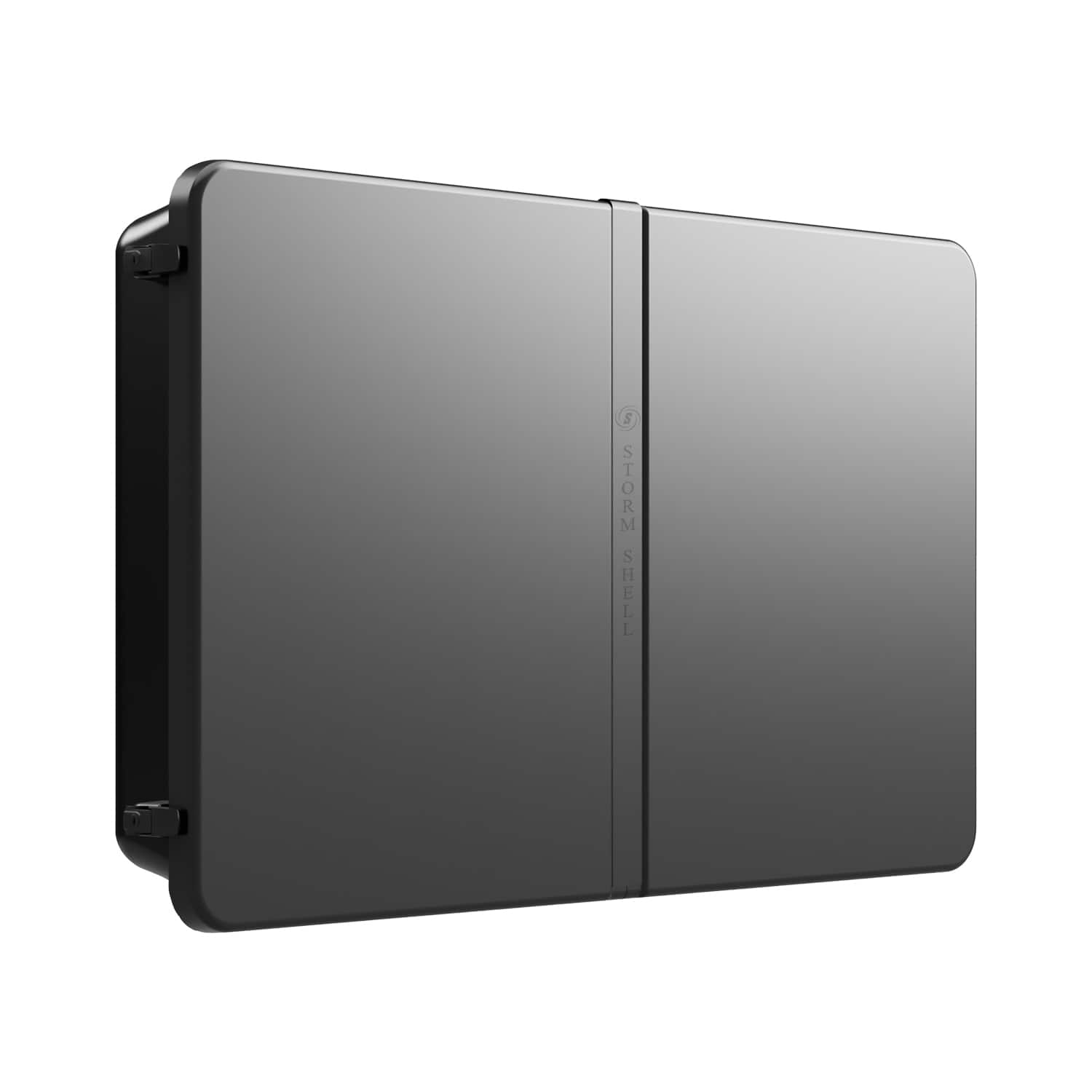 Storm Shell - Deluxe Weatherproof 55” Outdoor TV Enclosure with Full Motion TV Mount Included - Black product image