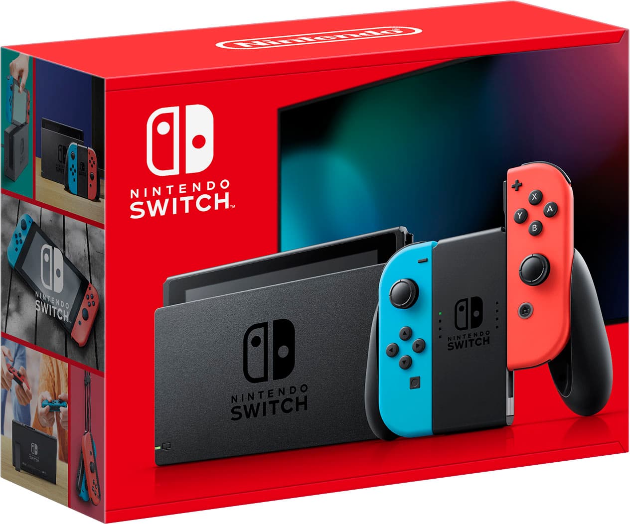 Switch with Neon Blue and Neon Red Joy‑Con - Nintendo Switch product image