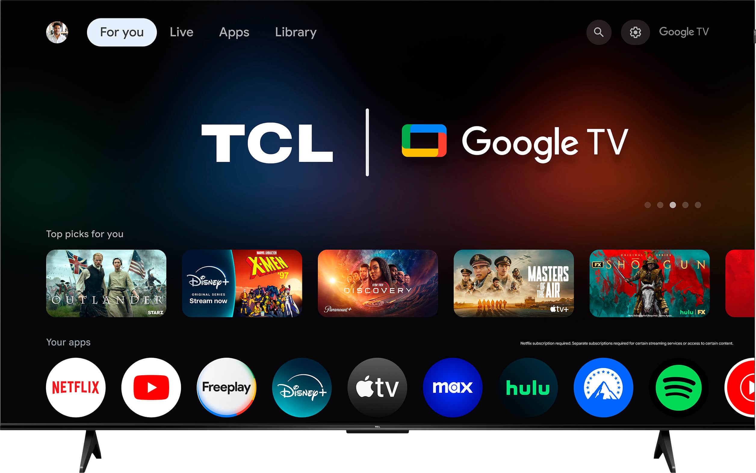 TCL - 85" Class Q5K Series 4K UHD QLED LED Smart Google TV (2025) product image