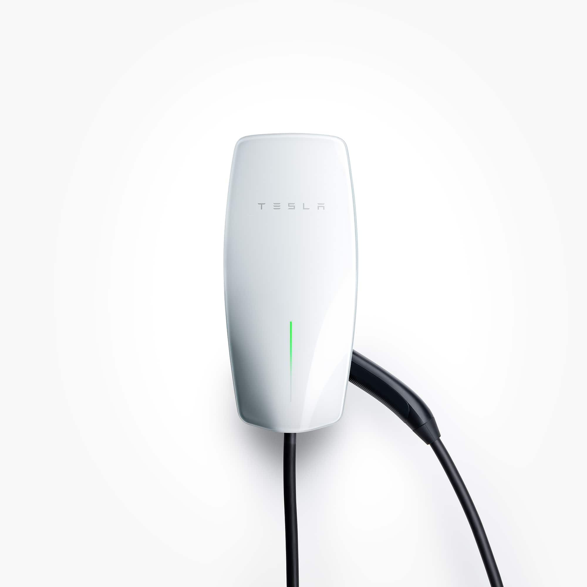 Tesla - Universal Wall Connector Level 2 Hardwired Electric Vehicle (EV) Charger - up to 48A- 24’ - White product image