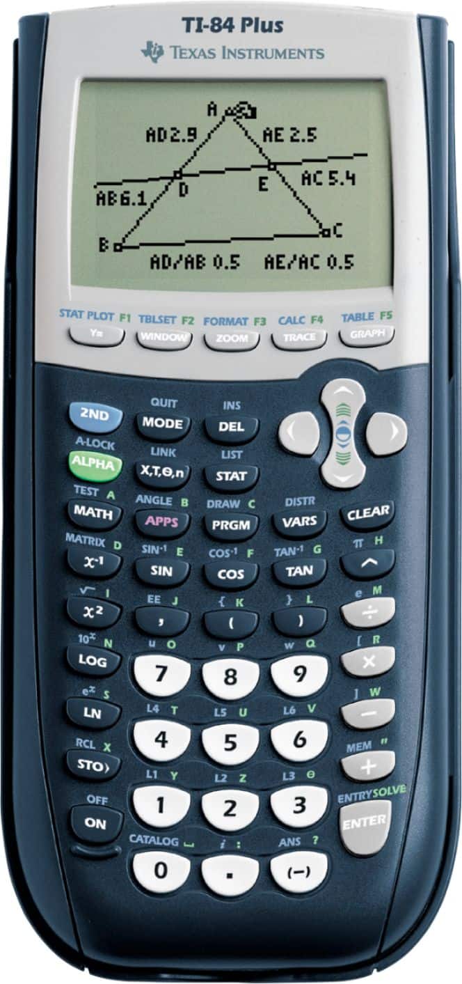 Texas Instruments - TI-84 Plus Graphing Calculator - Blue product image