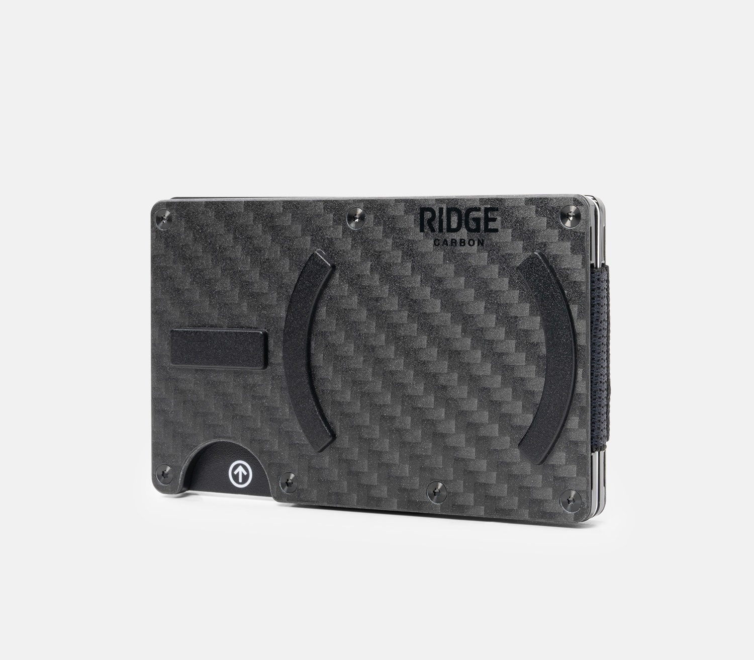 The Ridge Wallet - Carbon Fiber MagSafe Wallet - Silver product image