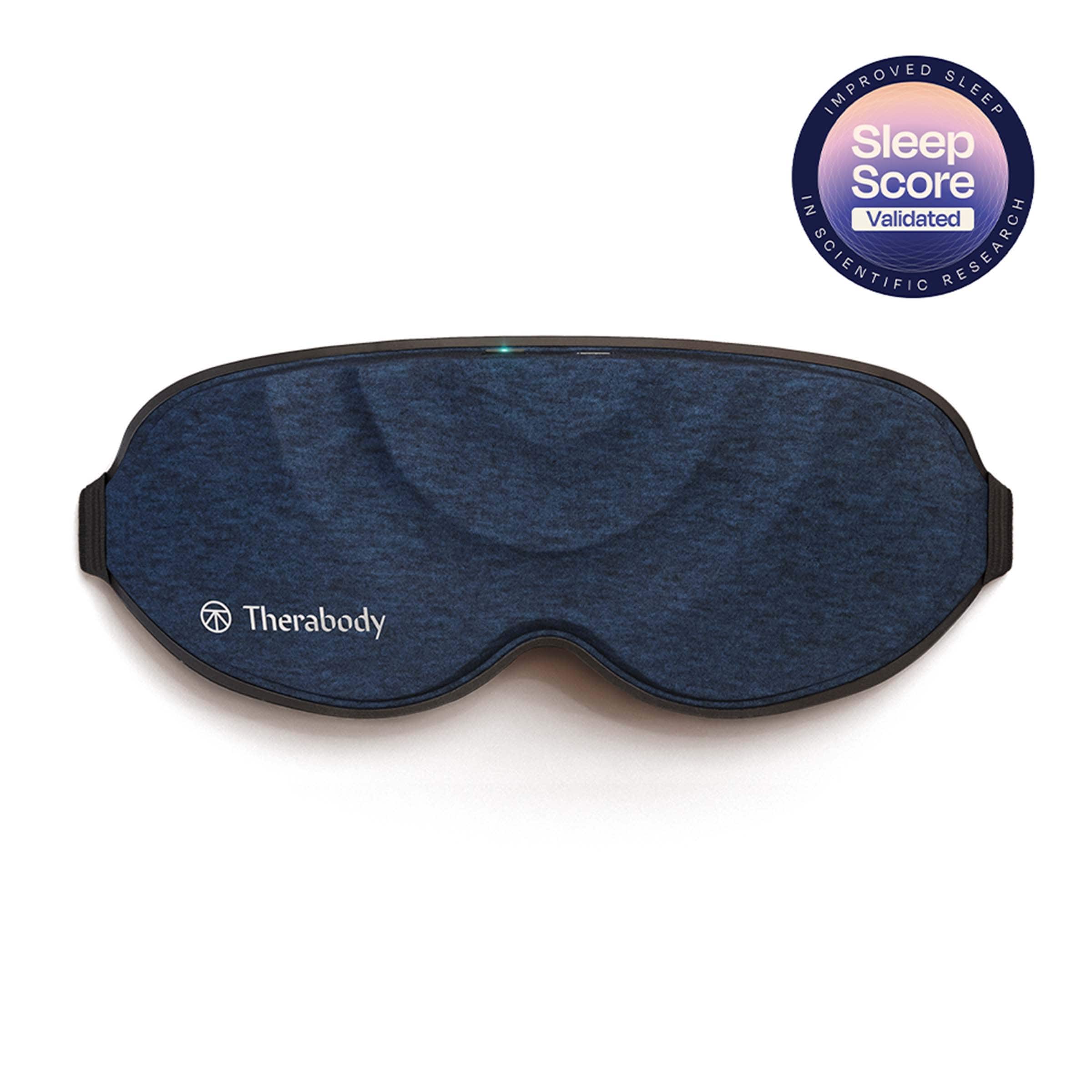 Therabody - SleepMask - Ultra-Comfortable 100% Blackout Eye Mask With Gentle Massaging Vibration - Blue product image