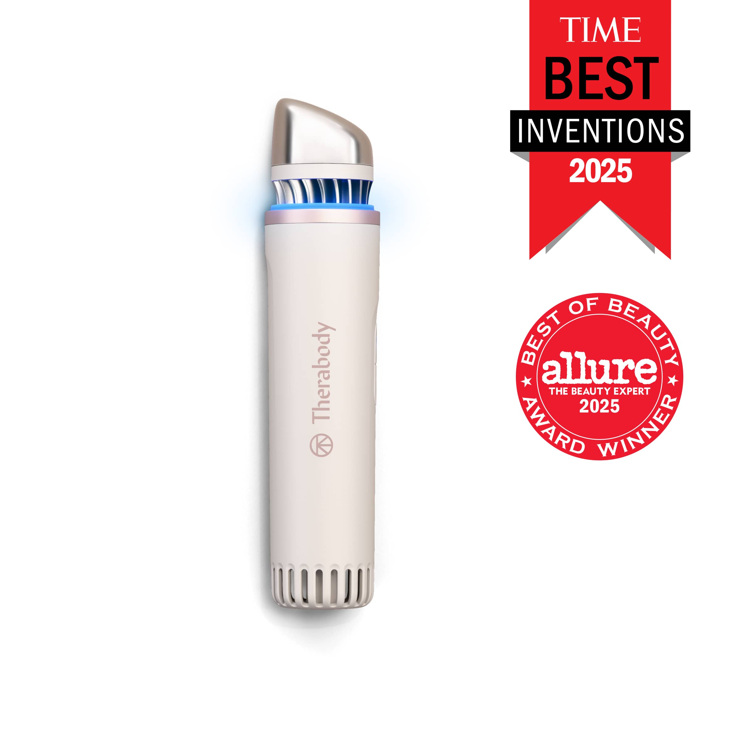 Therabody - TheraFace Depuffing Wand - Cold & Heat Facial Treatments - White product image