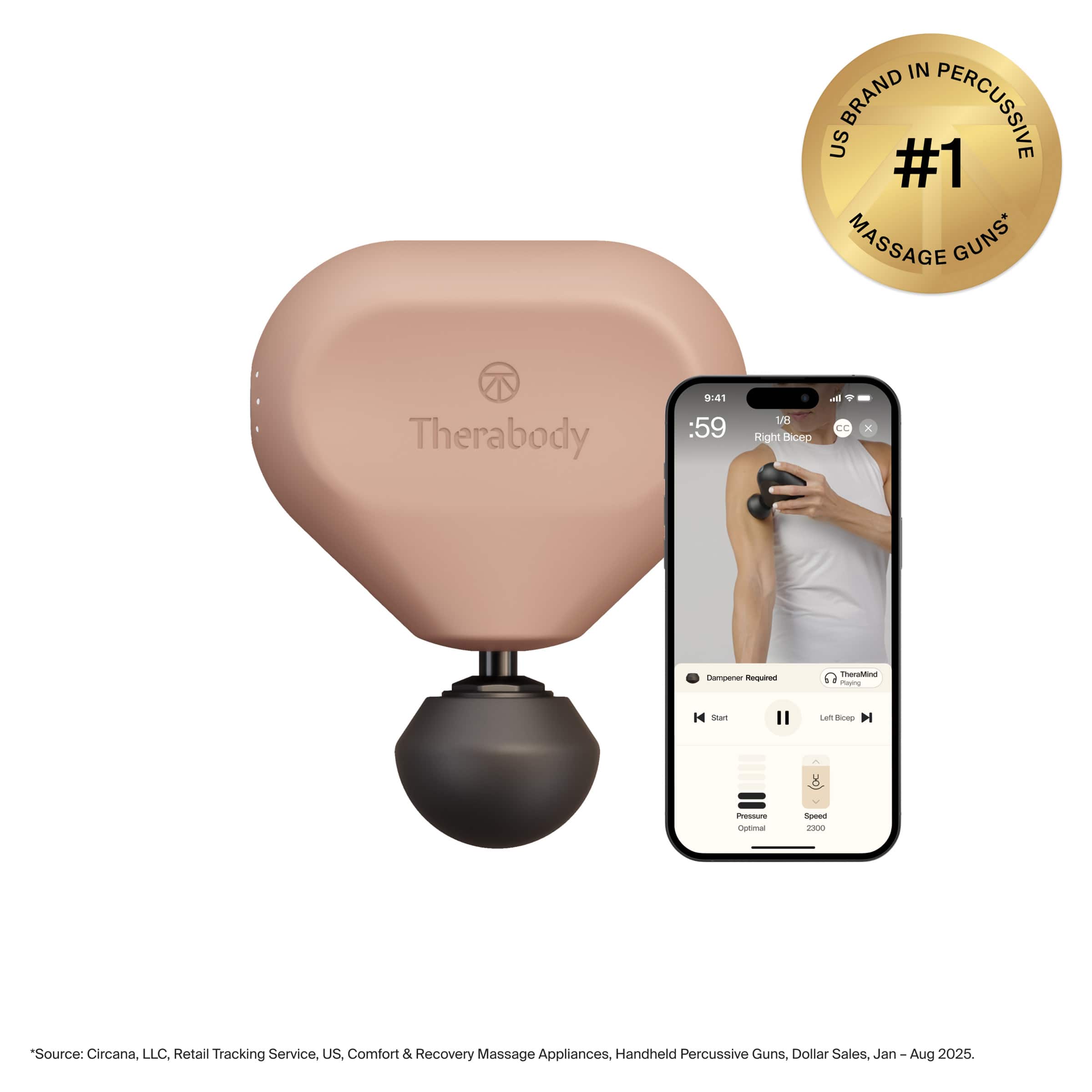 Therabody - Theragun Mini (3rd Generation) - Ultra-Portable Massage For Recovery Anytime, Anywhere - Black product image
