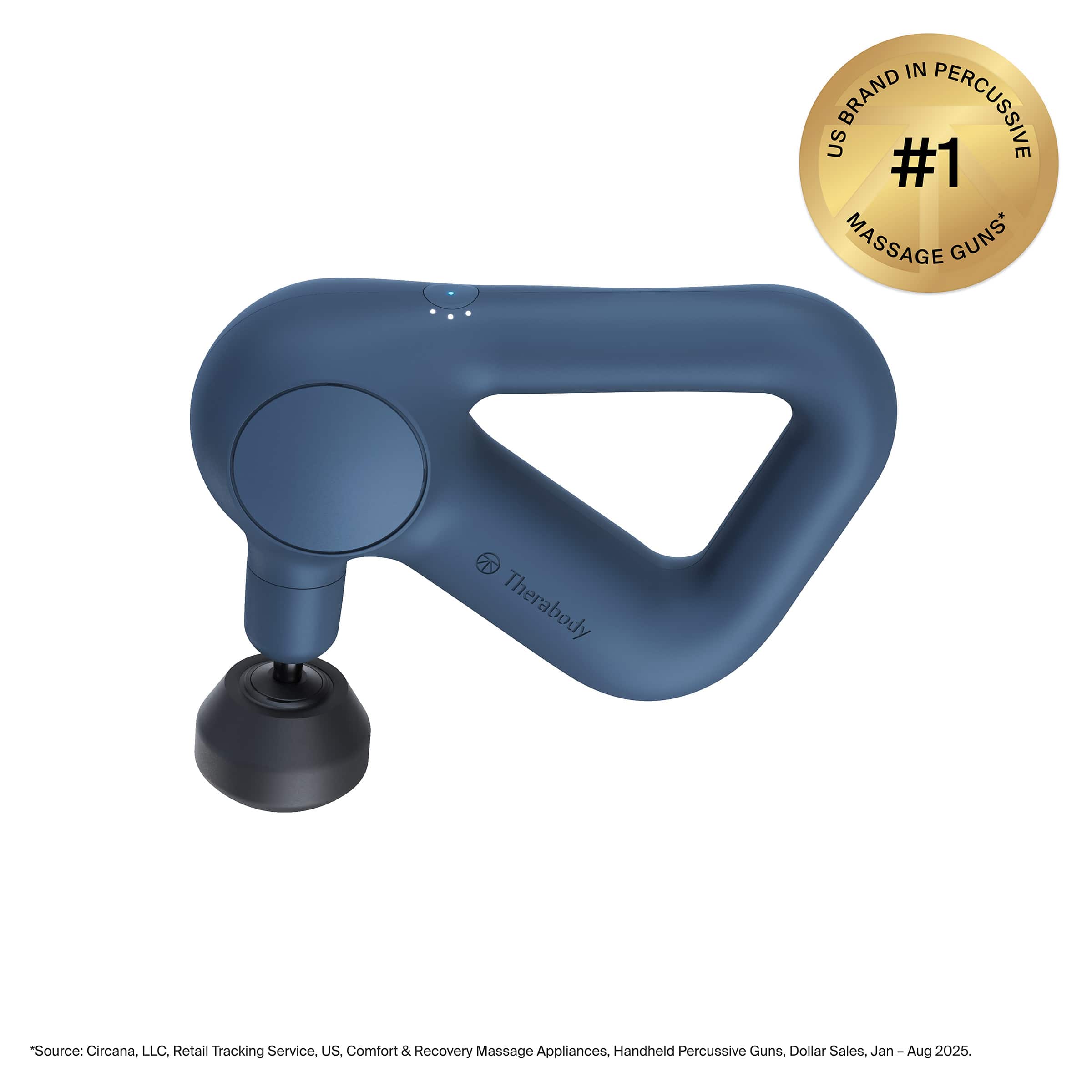 Therabody - Theragun Relief - Simple 3-Speed Massage Gun For Daily Aches & Pains - Navy product image