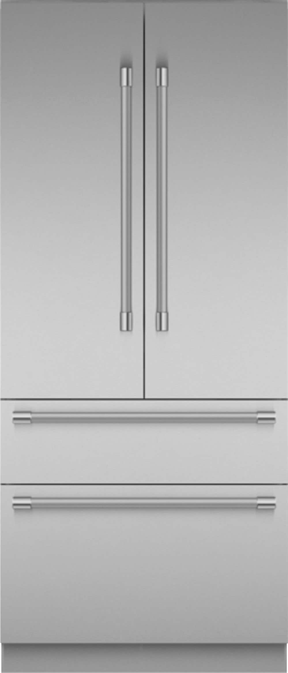 Thermador - Freedom Collection 18.8 Cu. Ft. French Door Built-in Smart Refrigerator with Professional Series Handles - Stain…