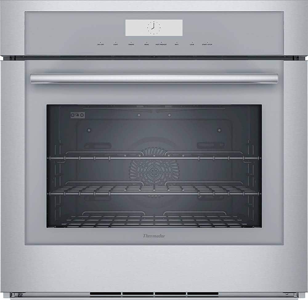 Thermador - Masterpiece Series 30" 4.5 Cu. Ft. Built-In Single Electric Smart Wall Oven with True Convection - Stainless Ste…