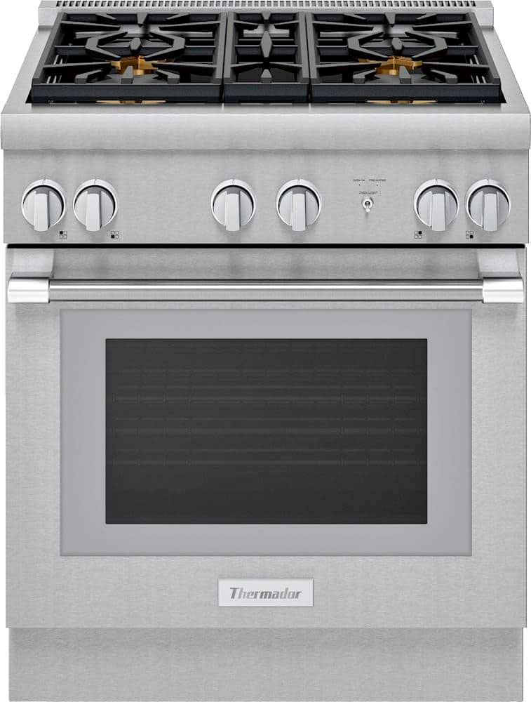 Thermador - Pro Harmony 4.4 Cu. Ft. Freestanding Gas Convection Range with ExtraLow Select Burners - Stainless Steel product…