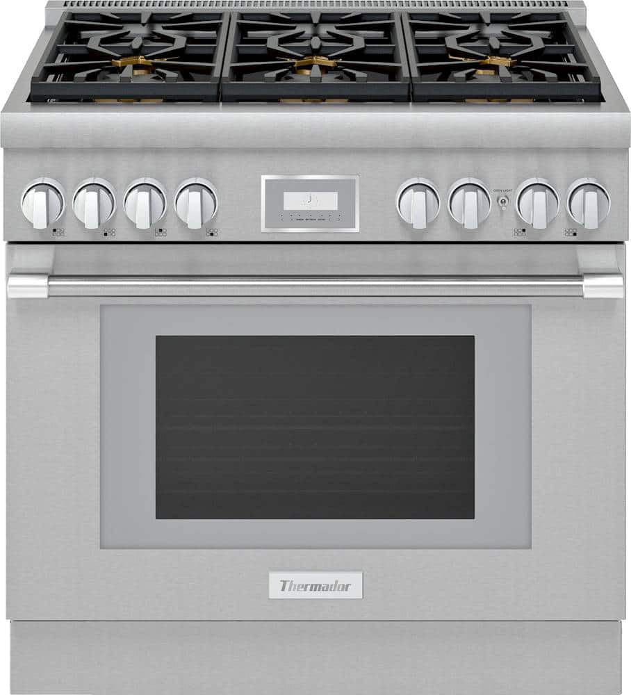 Thermador - Pro Harmony 5.0 Cu. Ft. Freestanding Gas Convection Range with ExtraLow Select Burners - Stainless Steel product…
