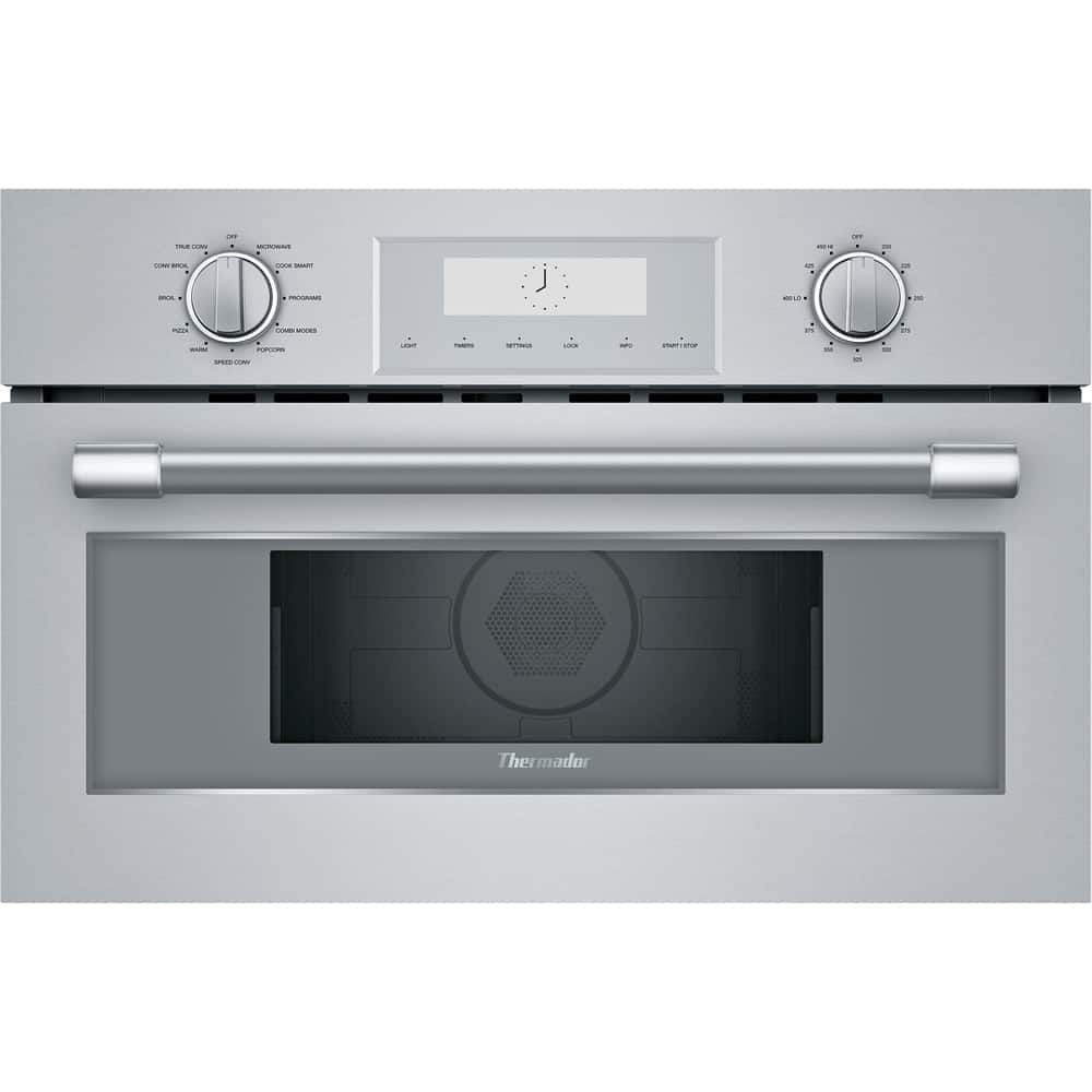 Thermador - Professional Series 1.6 Cu. Ft. Convection Built-In Speed Microwave with Sensor Cooking and 1750W Grill Element…