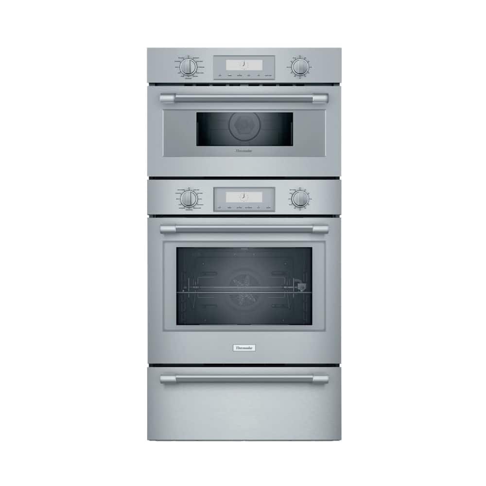 Thermador - Professional Series 30" Built-In Double Electric Smart Combination Microwave and Wall Oven with True Convection…