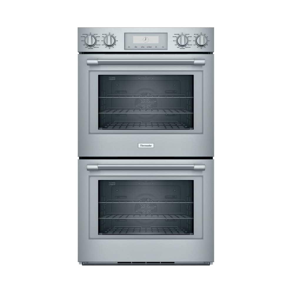 Thermador - Professional Series 30" Built-In Double Electric Smart Wall Oven with True Convection - Stainless Steel product…