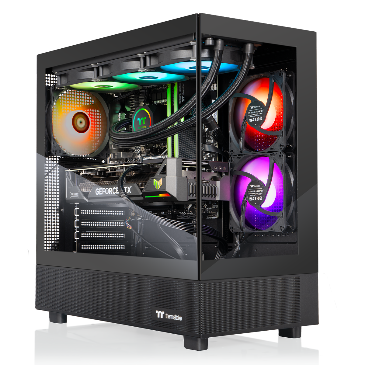 Thermaltake - LCGS View 9870T-270 Gaming Desktop AMD Ryzen 7 9800X3D 2025, 32GB Memory, NVIDIA GeForce RTX 5070 Ti, 2TB NVMe…
