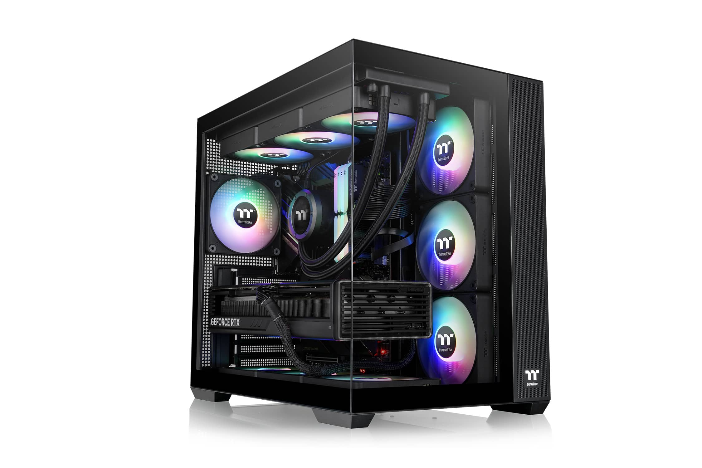 Thermaltake - LCGS View 9880-380 Gaming Desktop AMD Ryzen 7 9800X3D 2025 - 32GB DDR5, NVIDIA GeForce RTX 5080, 1TB NVMe M.2…