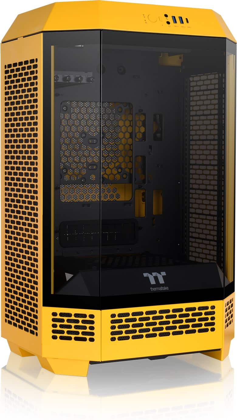 Thermaltake - The Tower 300 Micro ATX PC Case - Bumblebee Yellow product image