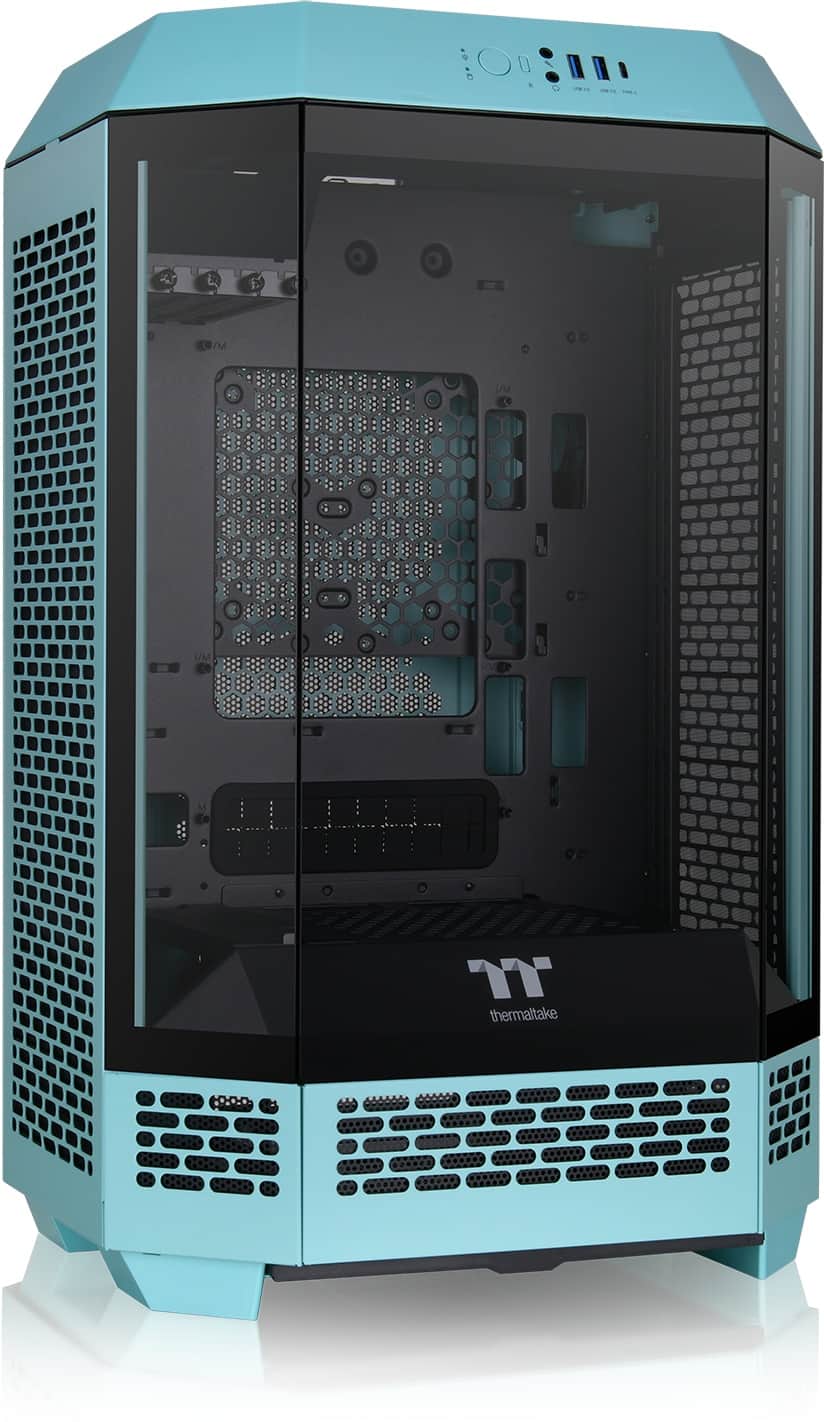 Thermaltake - The Tower 300 Micro ATX PC Case - Turquoise product image