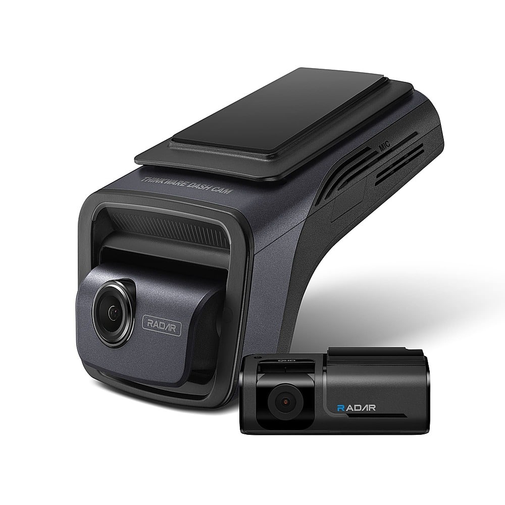 THINKWARE - U3000 4K UHD Front and 2K QHD Rear Dash Cam with Built-in GPS, WiFi and Radar - Black product image