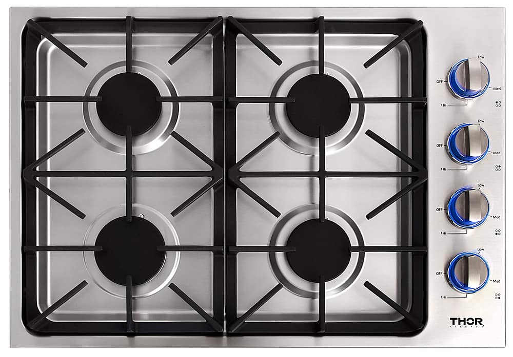 Thor Kitchen - 30" Built-In Gas Cooktop - Stainless Steel product image