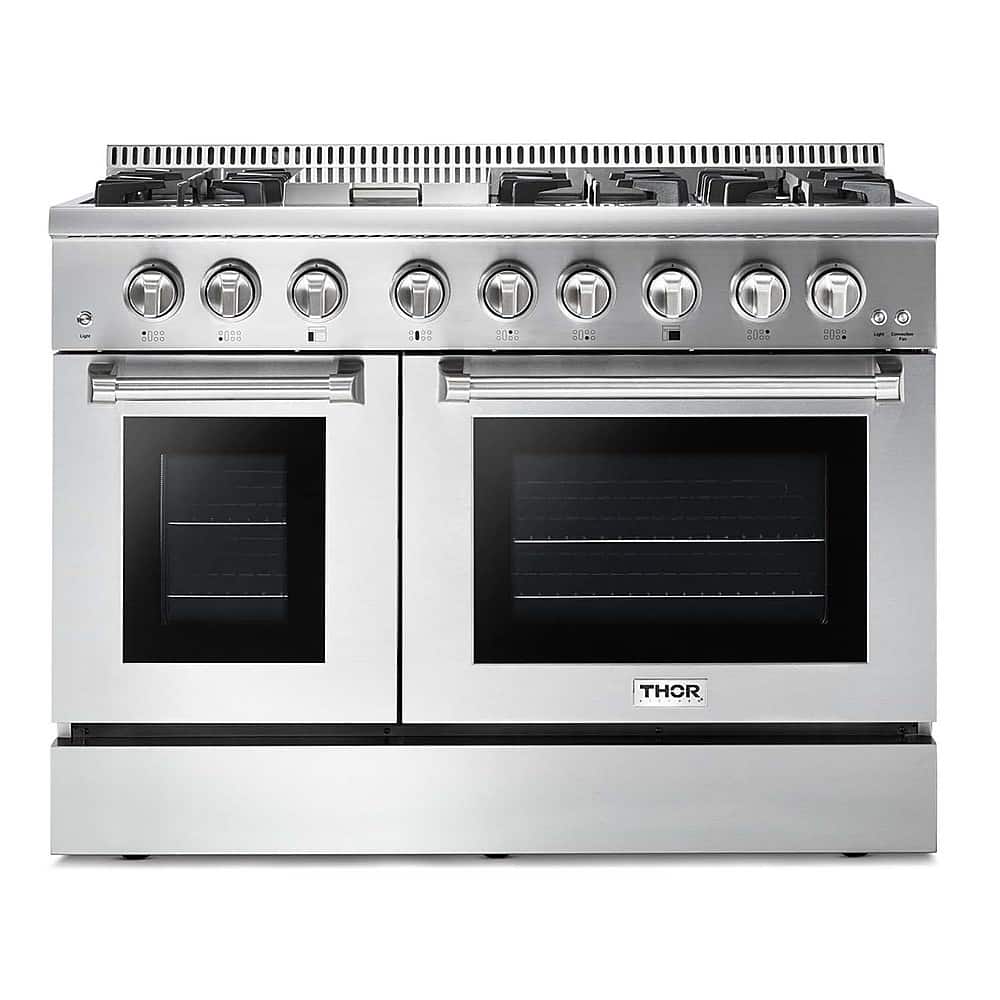 Thor Kitchen - Professional 4.6 Cu. Ft. and 2.2 Cu. Ft. Dual Fuel Range - Stainless Steel product image