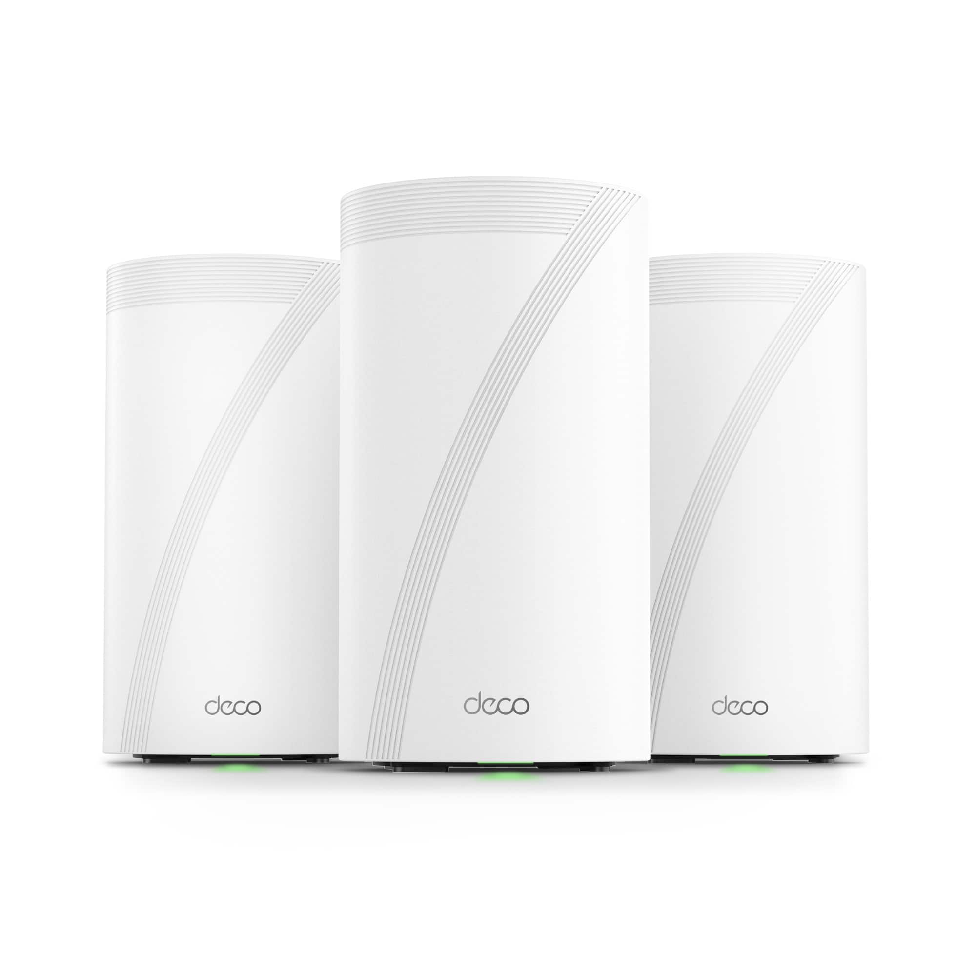 TP-Link - Deco 7 Elite BE33000 Quad-Band Wi-Fi 7 Whole Home Mesh Router System - Deco BE95 (3-Pack) - White product image