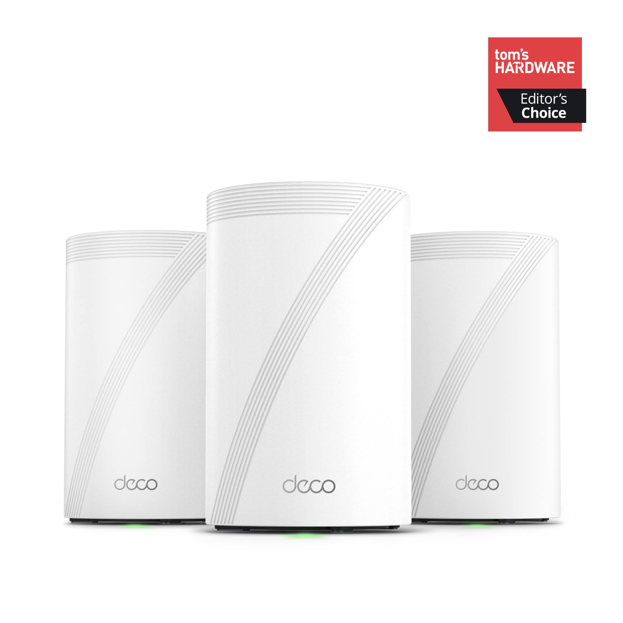 TP-Link - Deco 7 Pro BE11000 Tri-Band Wi-Fi 7 Whole Home Mesh Router System - Deco BE65 Pro (3-pack) - White product image