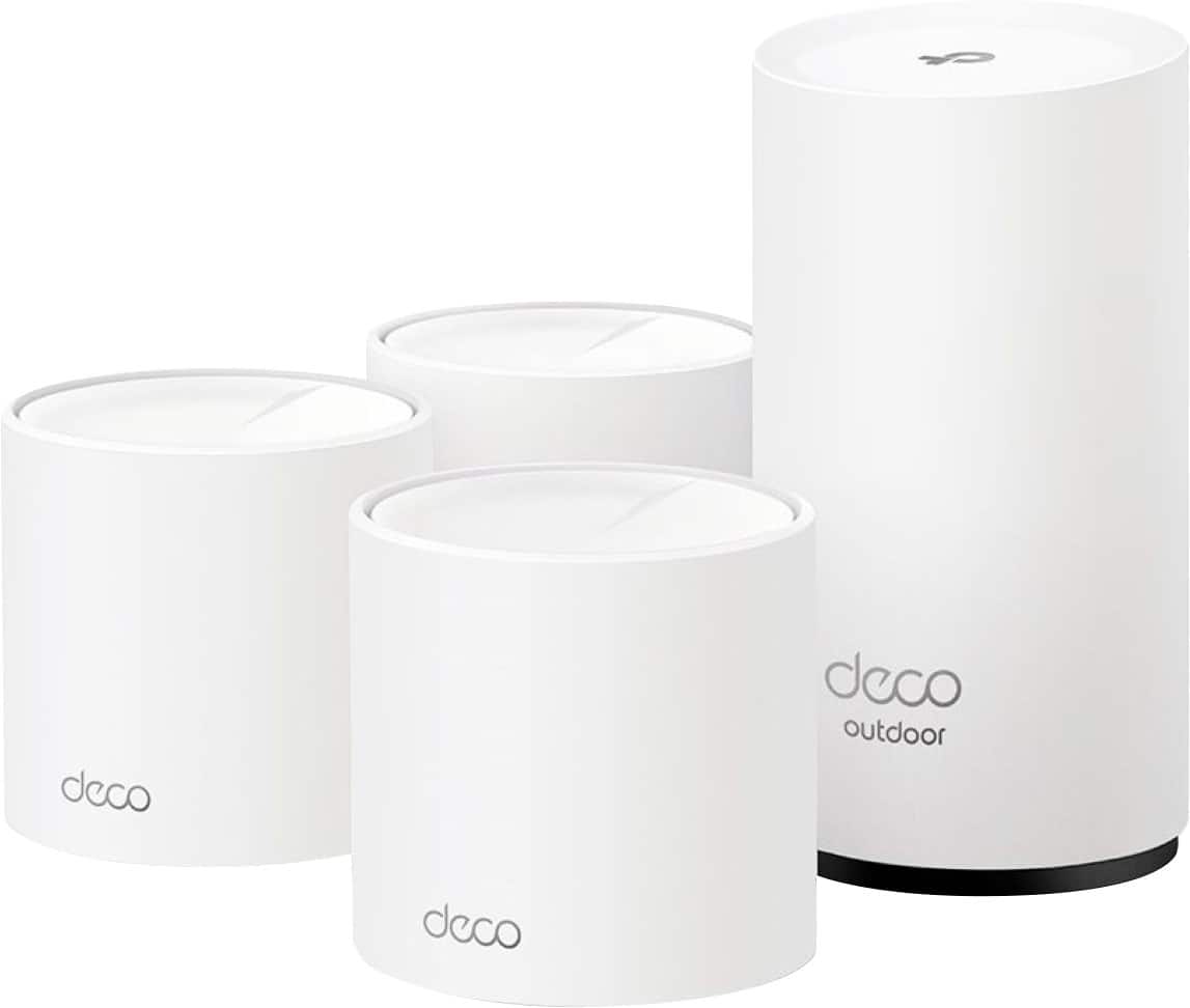 TP-Link - Deco AX5400 Wi-Fi 6 Indoor/Outdoor Whole Home Mesh System 4-Pack (Deco XM73) - White product image
