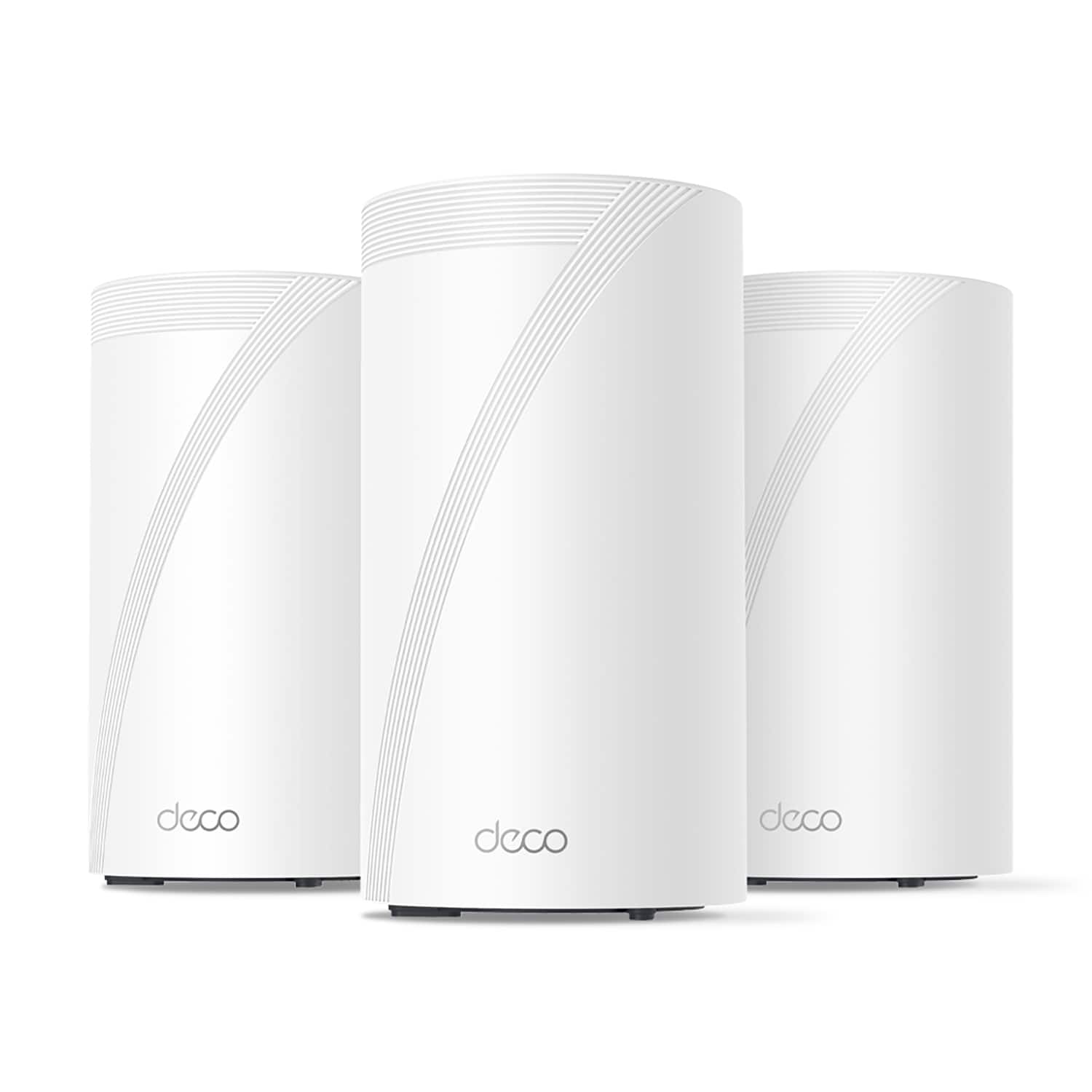 TP-Link - Deco BE16000 Wi-Fi 7 Quad-Band Whole Home Multi-Gig Mesh Router System (3-Pack) - White product image