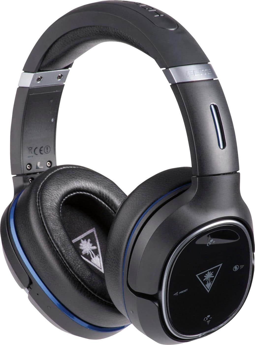 Turtle Beach - Geek Squad Certified Refurbished Elite 800 Wireless DTS 7.1 Surround Sound Gaming Headset for PlayStation 3/4…