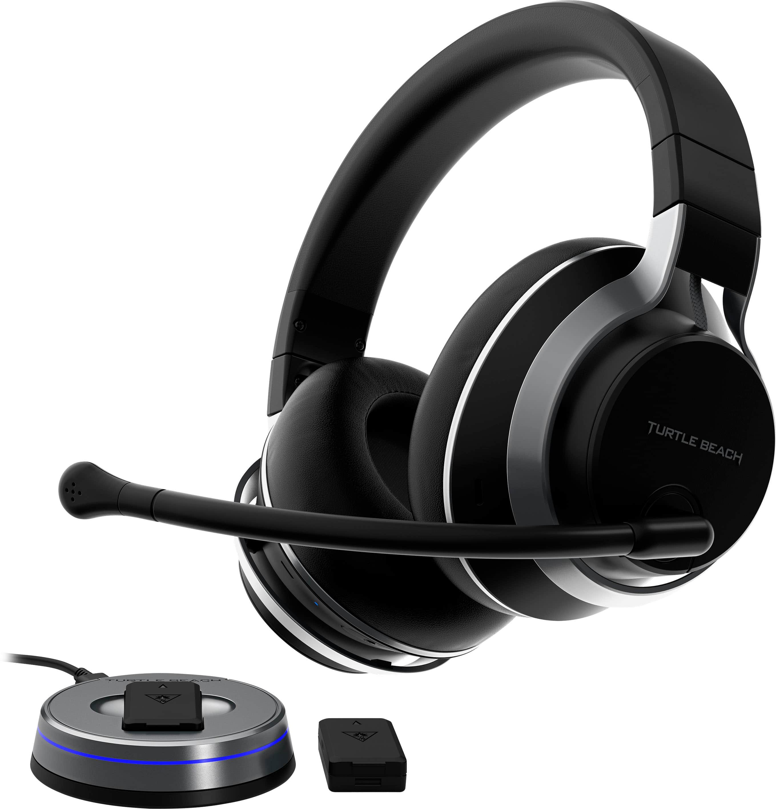 Turtle Beach - Stealth Pro Multiplatform Wireless Noise-Cancelling Gaming Headset for PS5, PS4, PC, Mac & Mobile - Black pro…