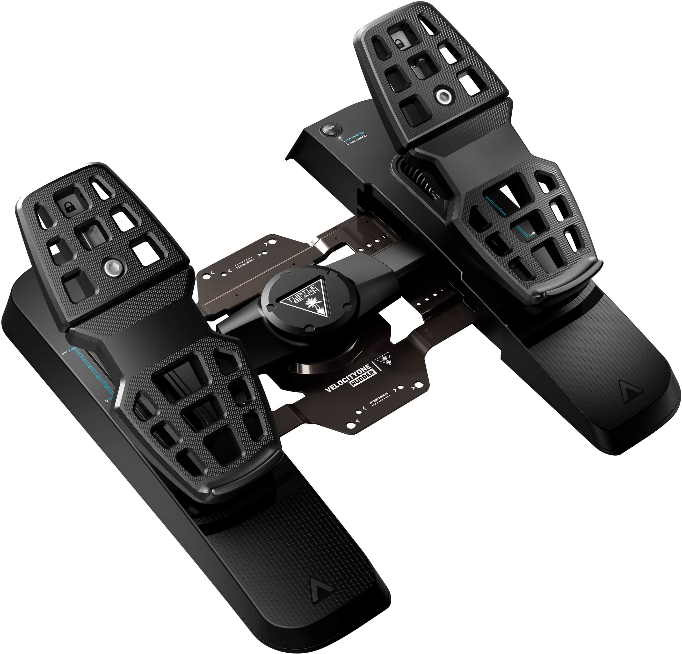 Turtle Beach - VelocityOne Rudder Universal Rudder Pedals for Windows PCs, Xbox Series X, Xbox Series S with Adjustable Brak…