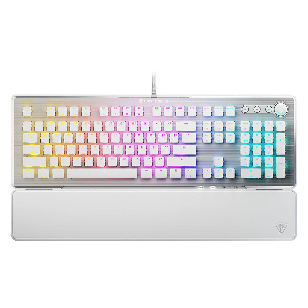 Turtle Beach - Vulcan II Full-size Wired Mechanical TITAN II Switch Gaming Keyboard with RGB Illuminated Keys - White produc…