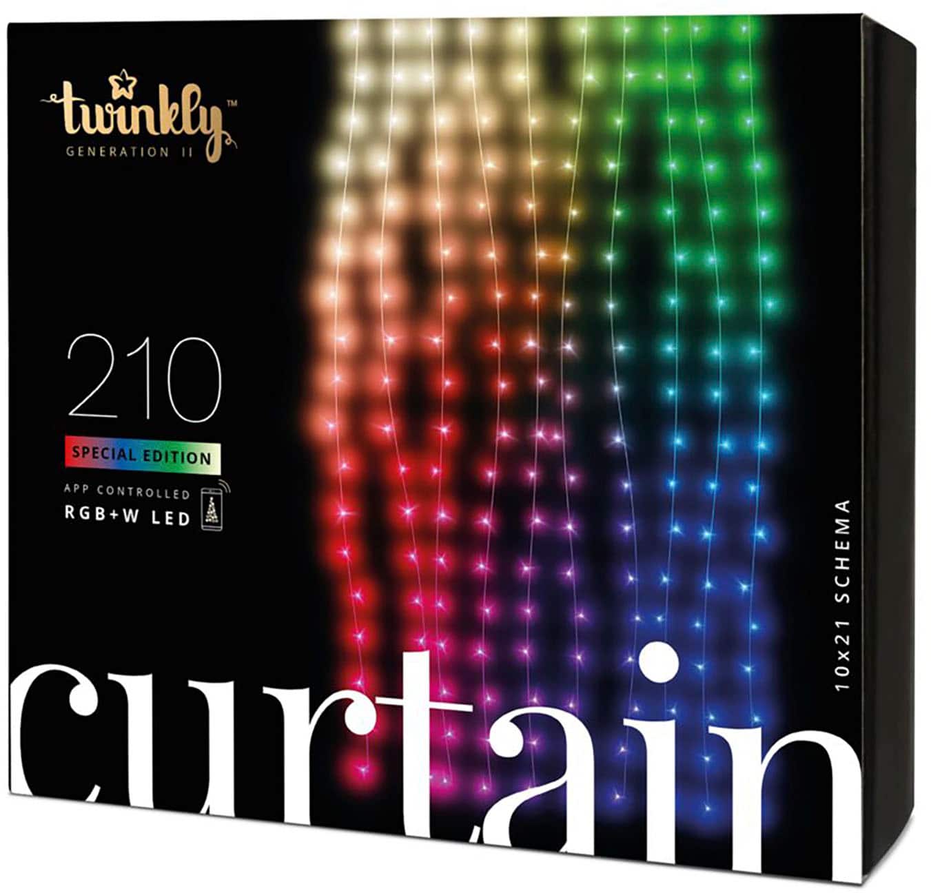 Twinkly - Smart Light Curtain 210 RGB + LED Generation II - Multi product image