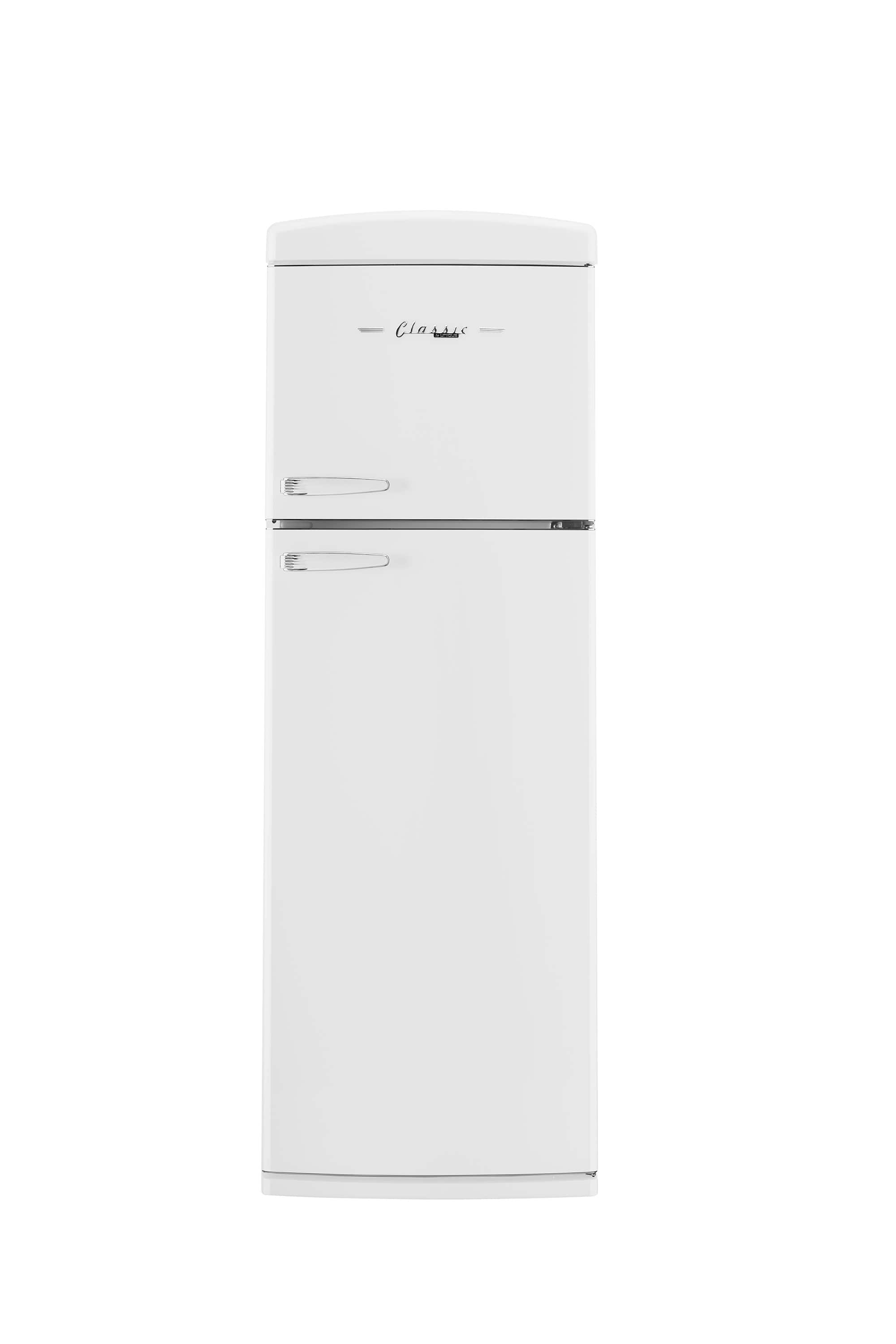 Unique Appliances - Classic Retro 11 cu.ft. Top Freezer Refrigerator - Marshmallow White product image