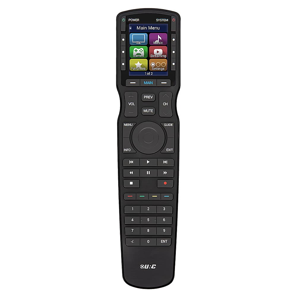 Universal Remote Control - MX-790 IR/RF Remote Control with Vibrant 2.0" LCD - Black product image