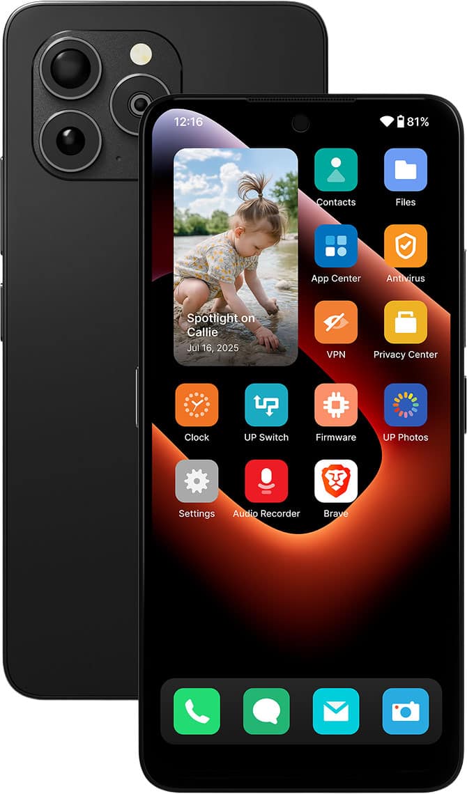 Unplugged - UP Phone 256GB (Unlocked) - Privacy Gray product image