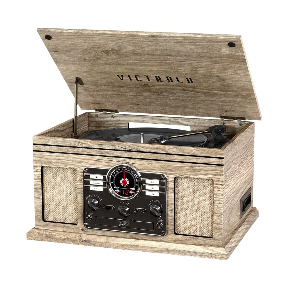 Victrola - Bluetooth Stereo Audio System - Farmhouse Oatmeal product image