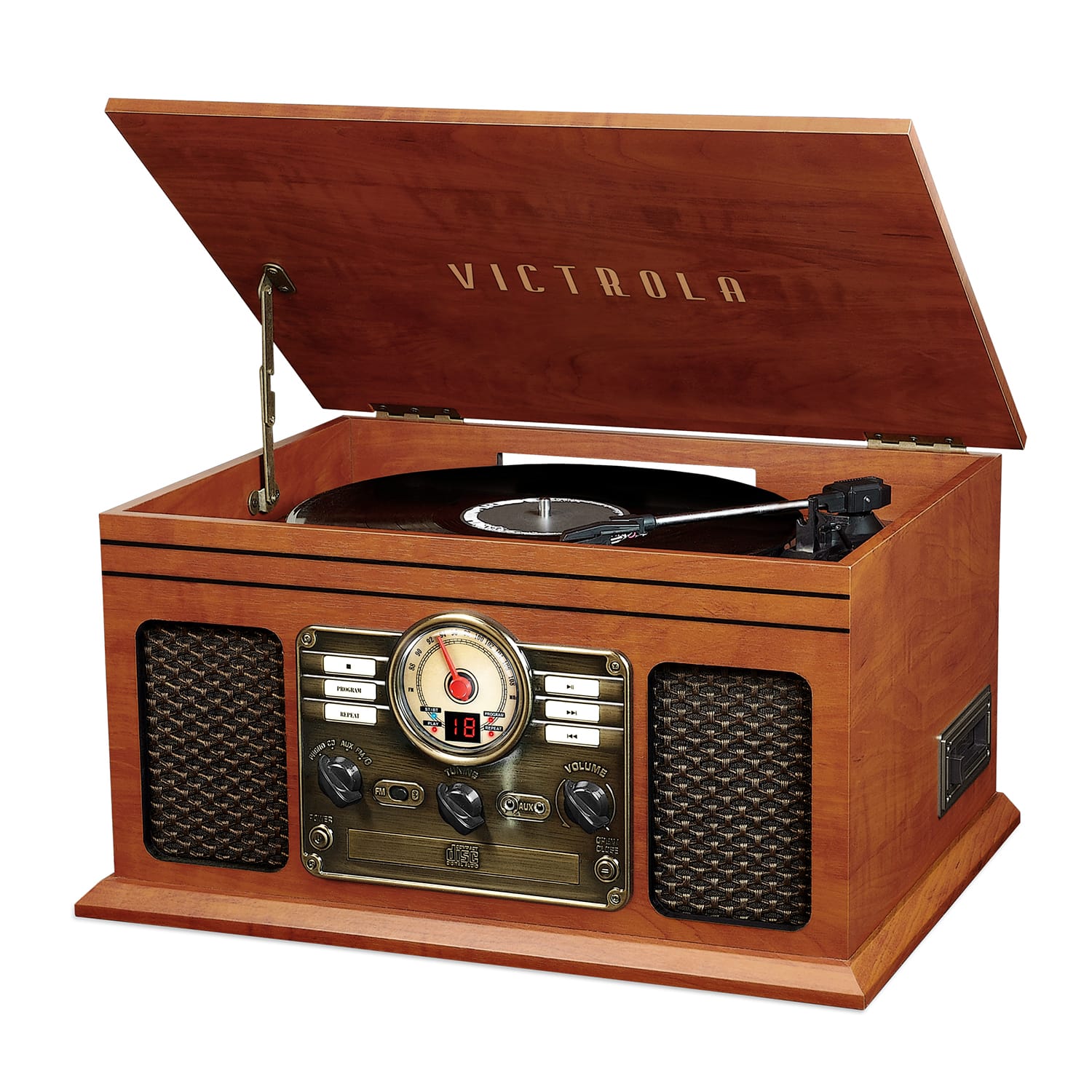 Victrola - Bluetooth Stereo Audio System - Mahogany product image