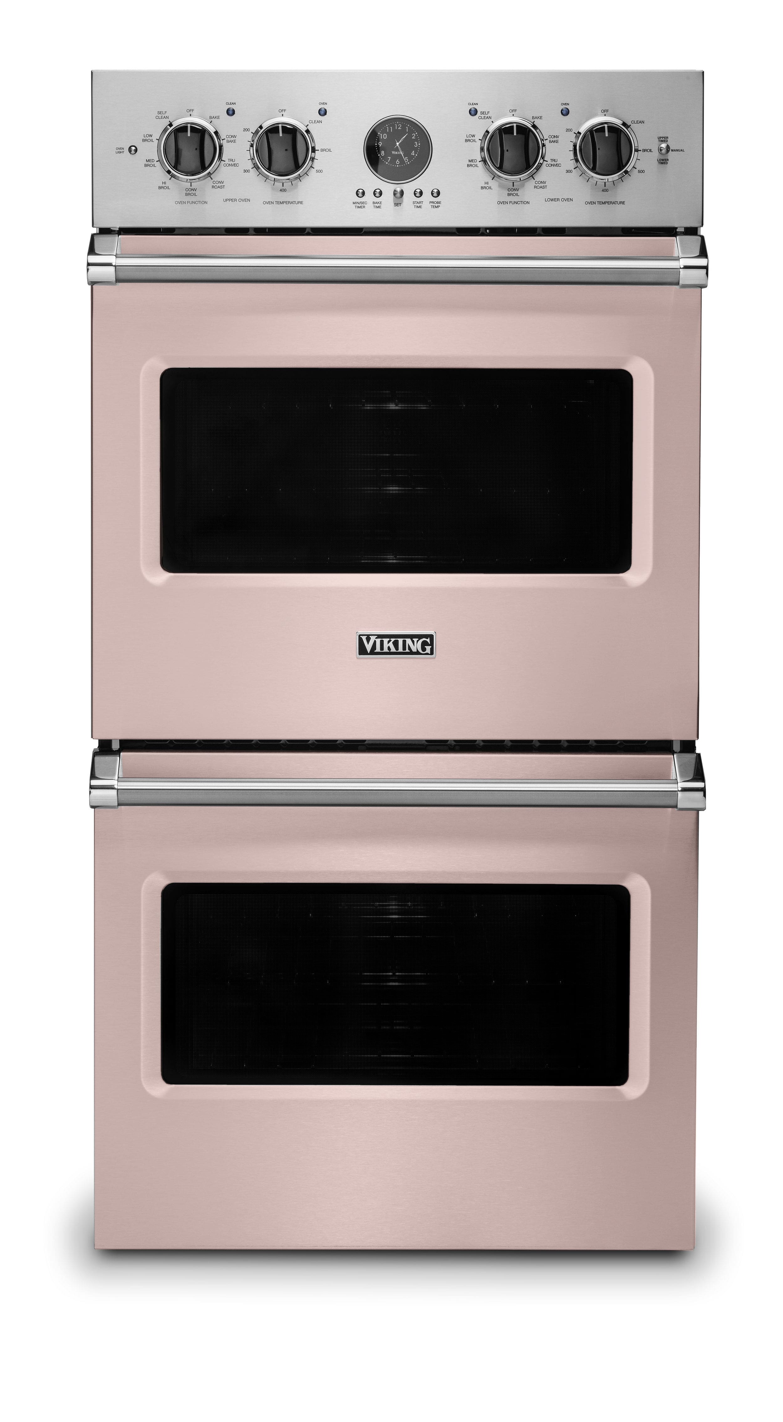 Viking - 27" Built-in Electric Double Wall Oven - Blush product image