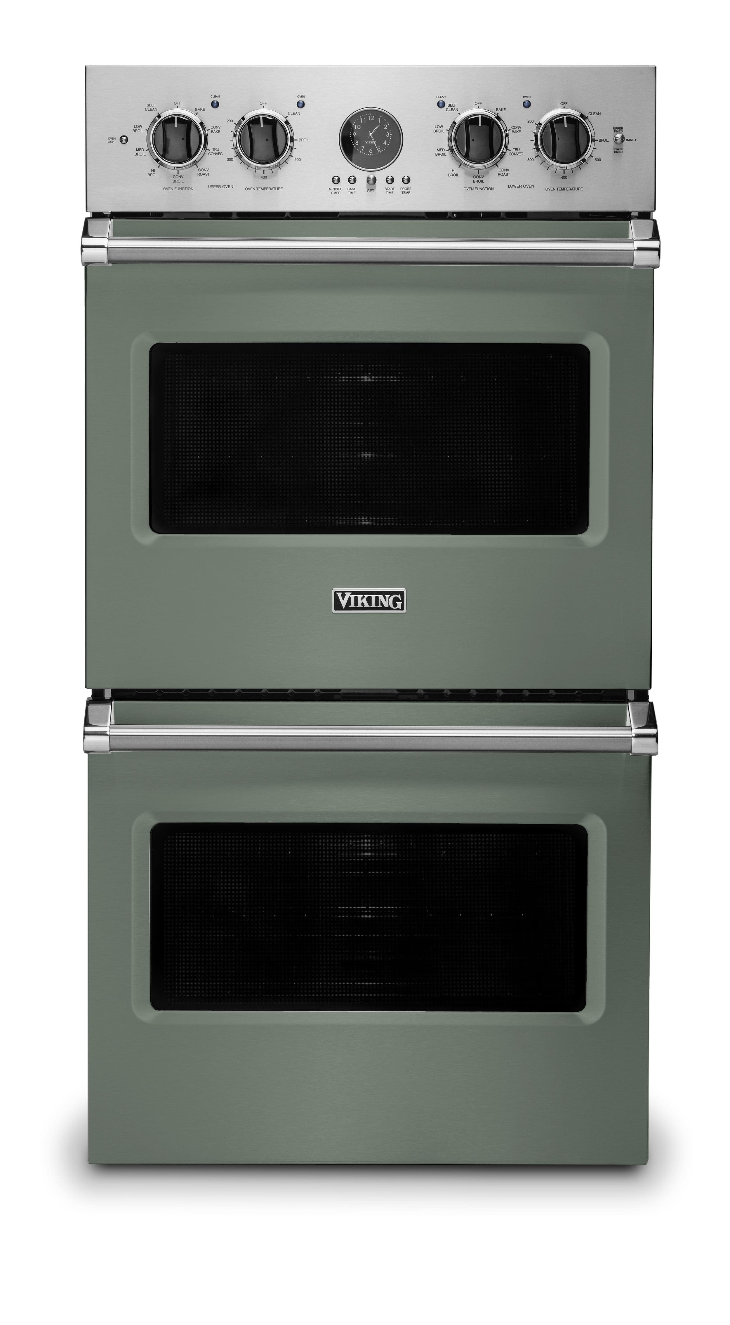 Viking - 27" Built-in Electric Double Wall Oven - Eucalyptus product image