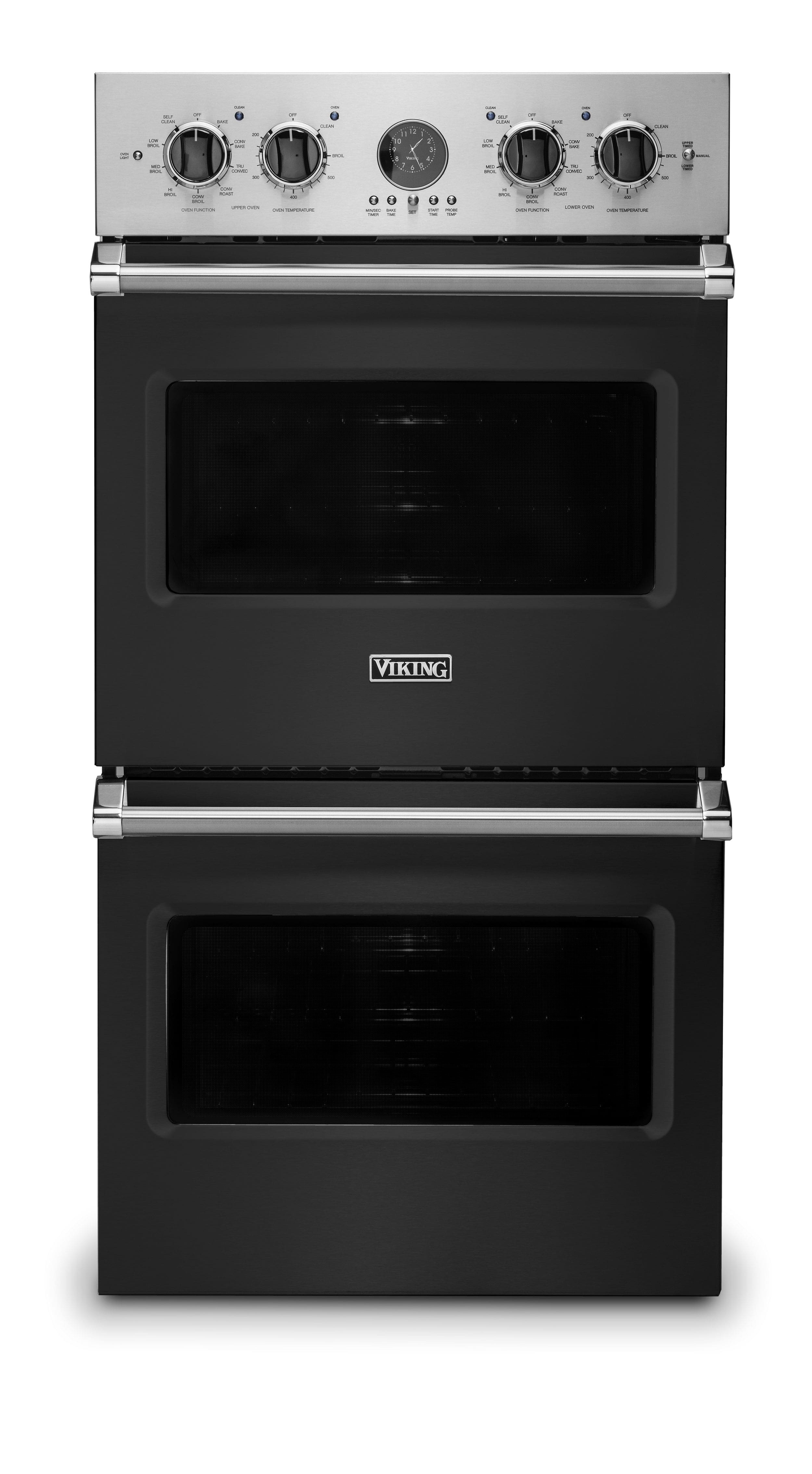 Viking - 27"Premiere Electric Double Oven - Cast Black product image