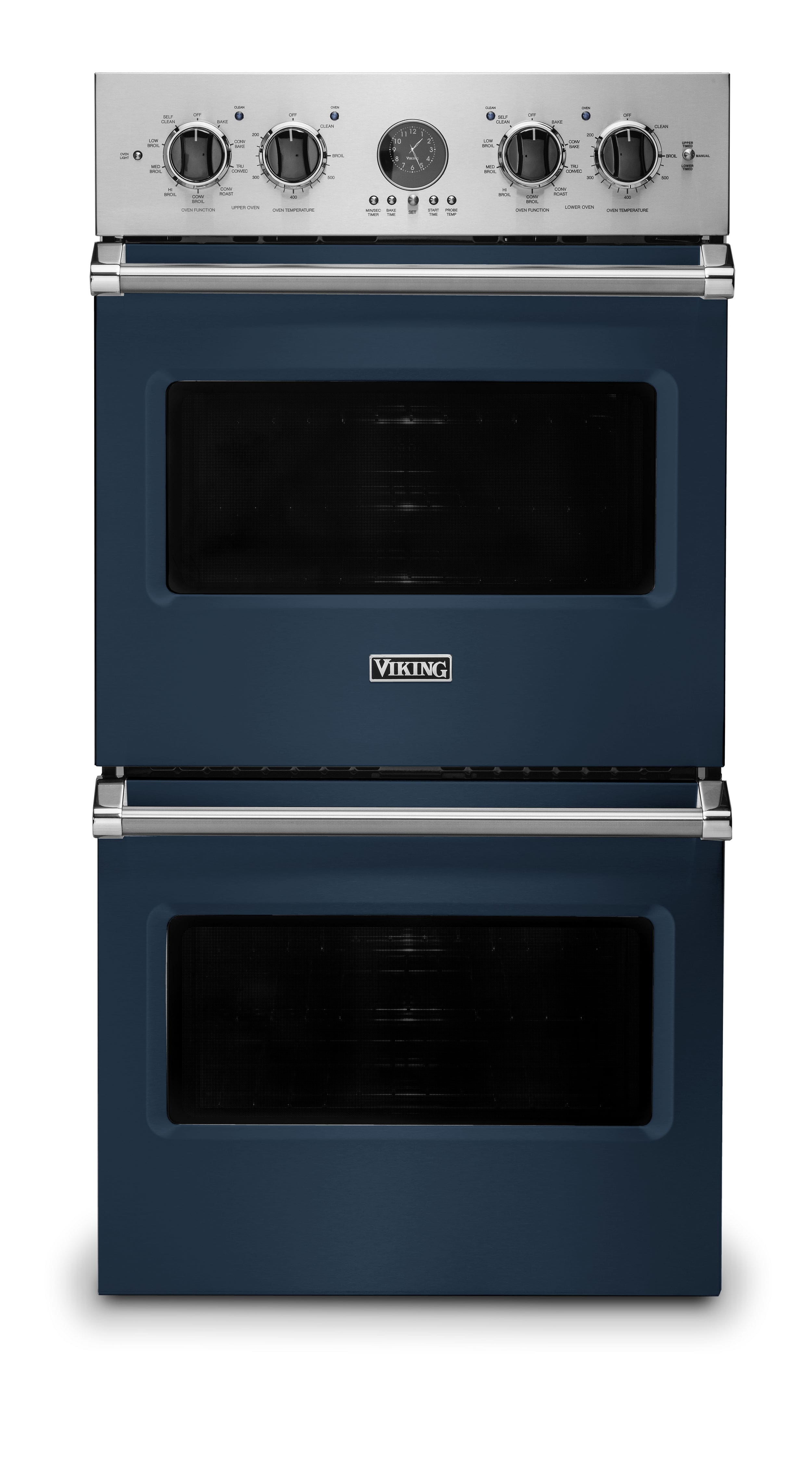 Viking - 27"Premiere Electric Double Oven - Slate Blue product image